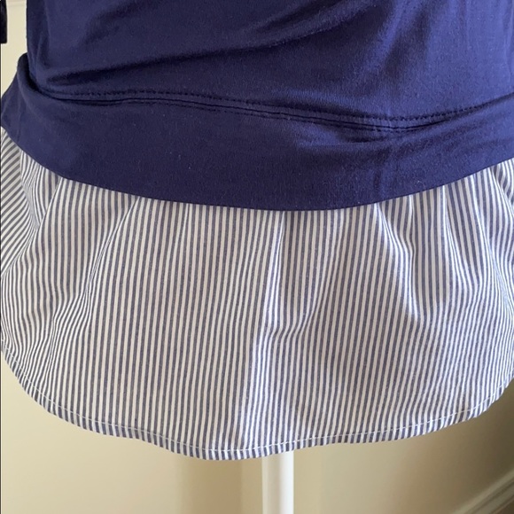 Anthropologie Antibes Tee Little Yellow Button - Picture 5 of 6